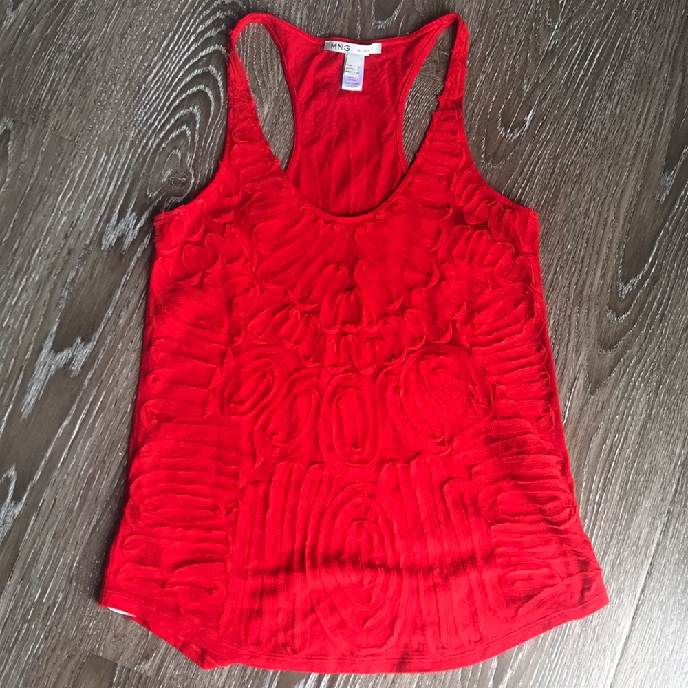 Medium red racerback tank by MNG by Mango